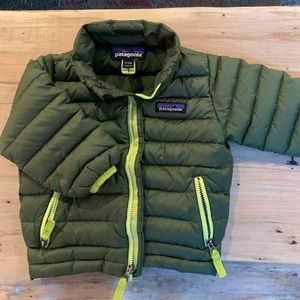 SOLD Patagonia down sweater, 6-12 mo